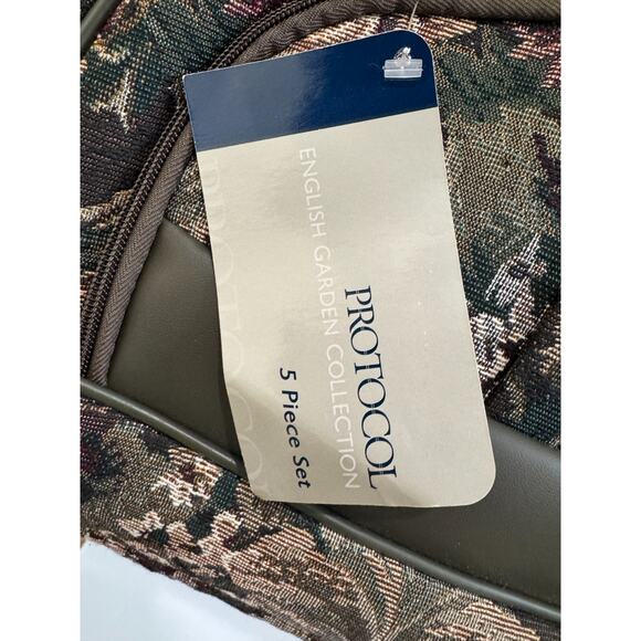 Protocol English Garden Floral Tapestry 18" Satchel / Duffle Bag (1 pc, NWT) - Picture 2 of 8